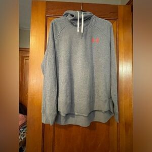 Grey under armor hoodie